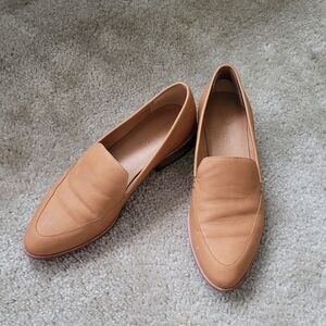 Madewell Frances loafers in Amber Brown